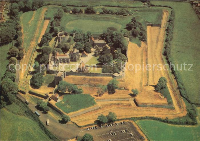 Isle of Wight UK Fliegeraufnahme Carisbrooke Castle