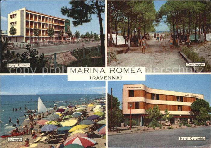 Marina Romea Hotel Corallo und Columbia Campingplatz Strand