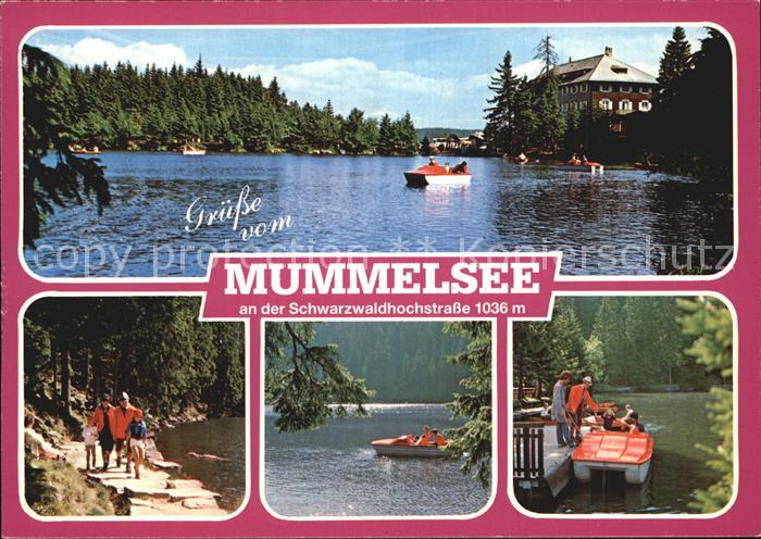 Mummelsee Berghotel Tretboot Wanderweg