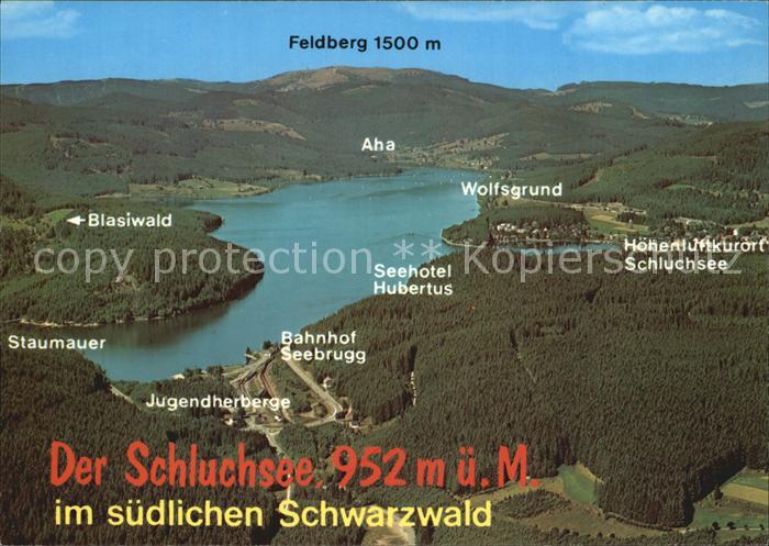 Schluchsee Fliegeraufnahme