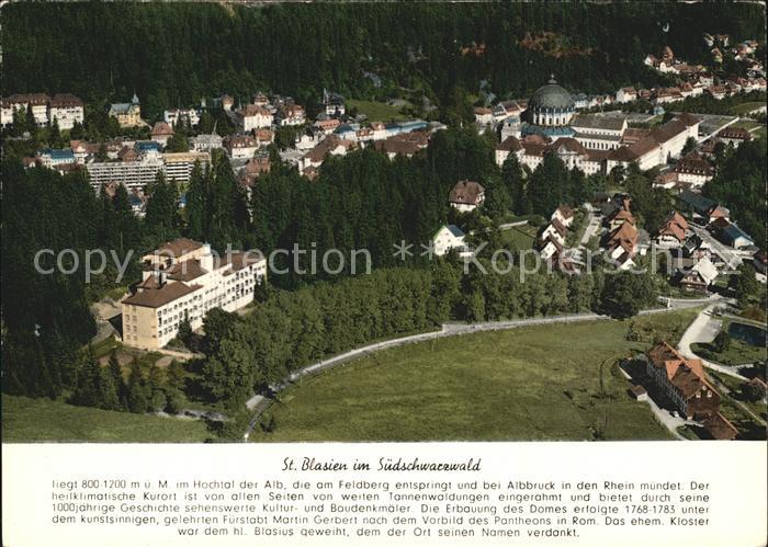 St Blasien Fliegeraufnahme