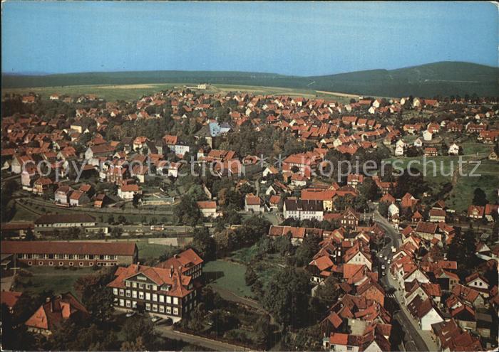 Clausthal-Zellerfeld Fliegeraufnahme