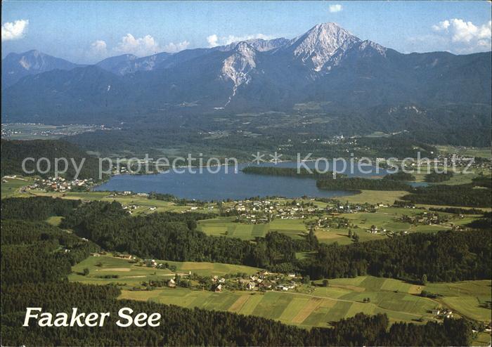 Faakersee Fliegeraufnahme