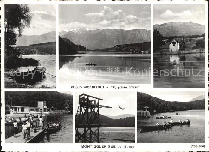 Monticchio See Anlegestelle Ruderer