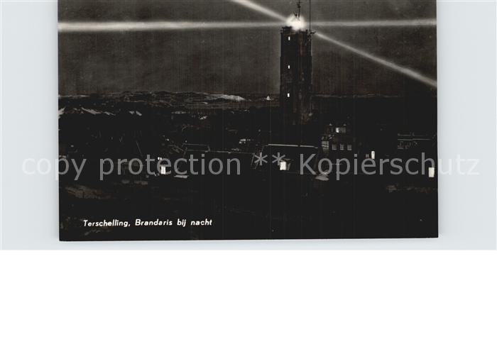 Terschelling Leuchtturm bei Nacht