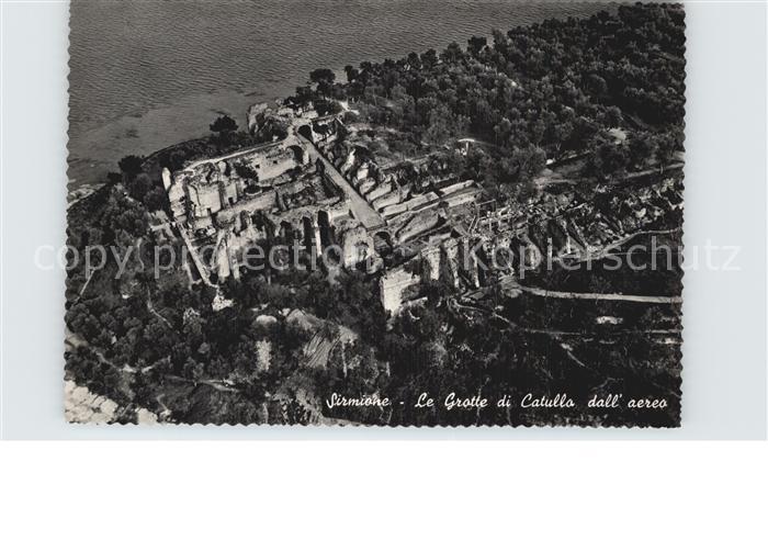 Sirmione Lago di Garda Fliegeraufnahme