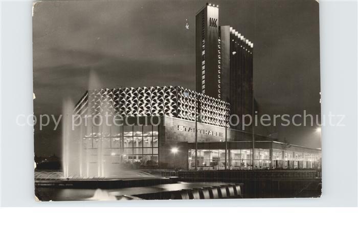 Karl-Marx-Stadt Stadthalle mit Interhotel Kongress