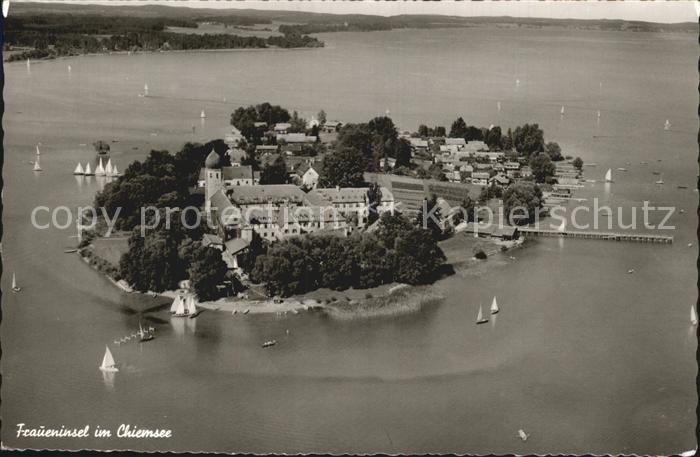 Fraueninsel Chiemsee Fliegeraufnahme