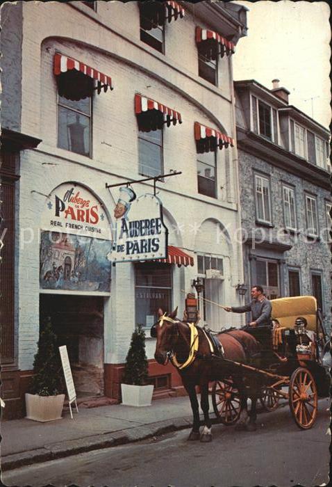 Quebec Auberge de Paris