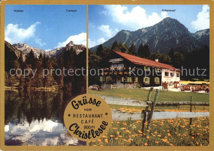 Oberstdorf Kratzer Trettlach Riffenkopf Cafe Christlesee