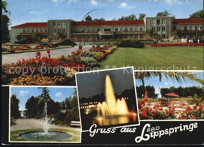 Bad Lippspringe Kurhaus Brunnen Fontaene
