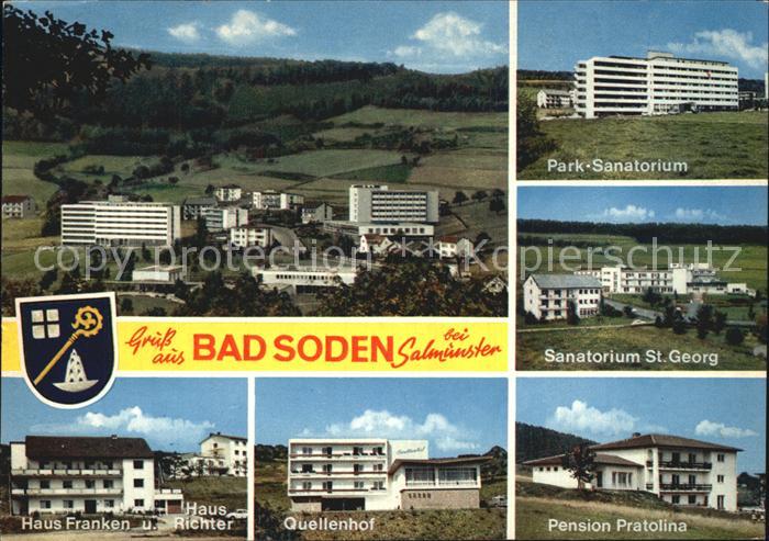 Bad Soden-Salmuenster Sanatorium Sankt Georg Park Sanatorium Quellenhof Haus Fra