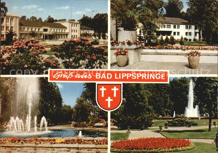 Bad Lippspringe Kurpark Brunnen Fontaene