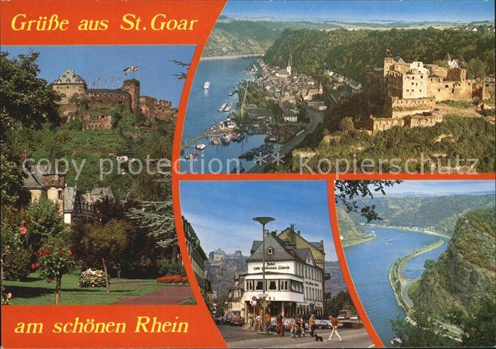St Goar Panorama Burg Rhein