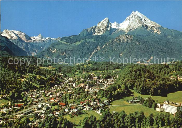 Berchtesgaden Blick mit dem Watzmann