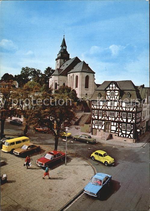 Haiger Marktplatz mit Stadtkirche