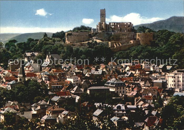 Koenigstein Taunus Stadtansicht mit Schloss