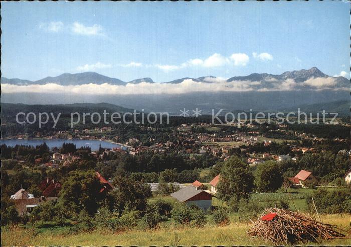 Velden Woerthersee Blick auf die Karawanken