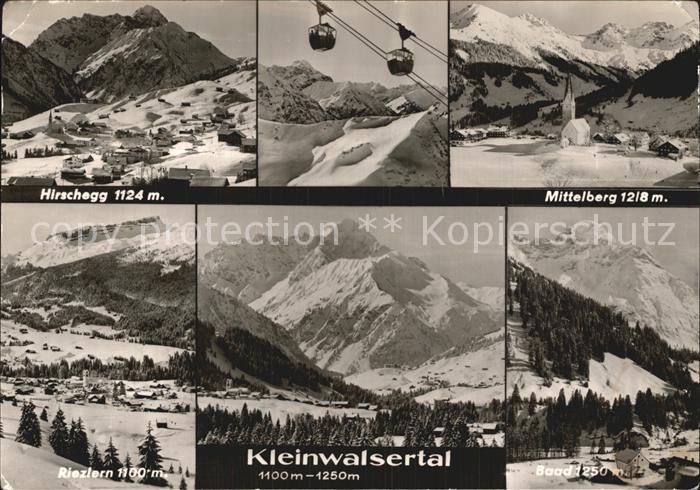 Kleinwalsertal Mittelberg Hirschegg Riezlern