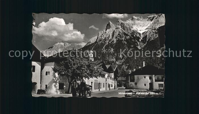 Mittenwald Karwendel Tirol Ortspartie