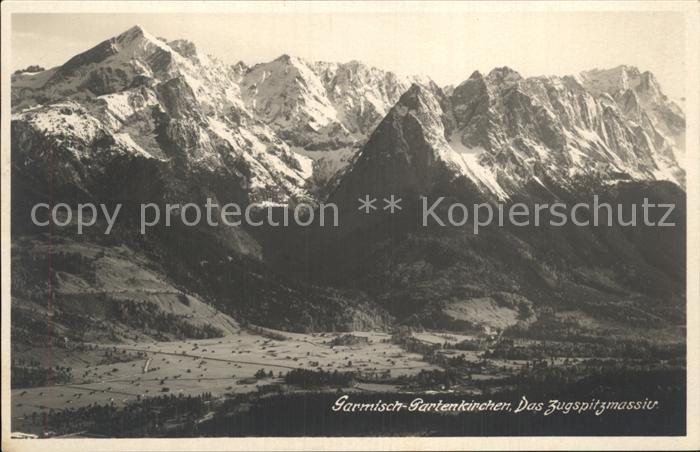Garmisch-Partenkirchen mit Zugspitzmassiv