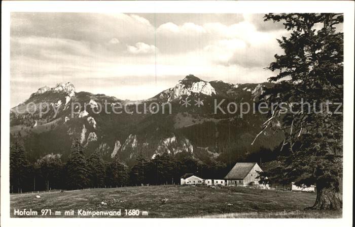 Kampenwand Chiemgau Hofalm