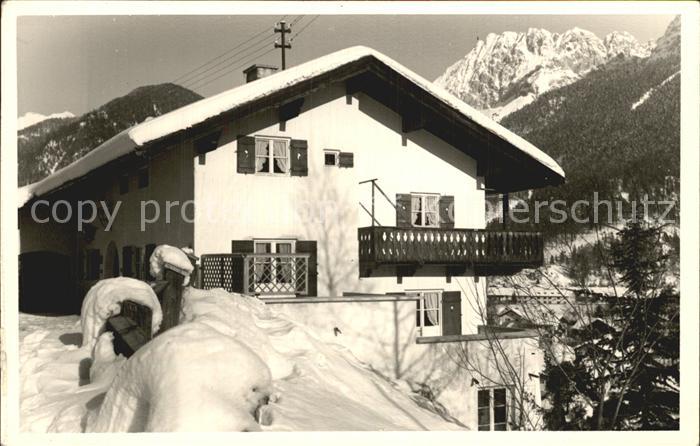 Mittenwald Bayern Groeblweg Wohnhaus