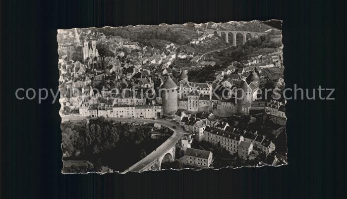 Semur-en-Auxois Fliegeraufnahme
