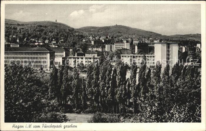 Hagen Westfalen blick vom Funckepark