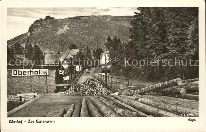 Oberhof Thueringen Der Baerenstein