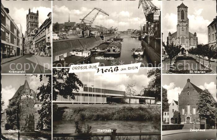 Neuss Hafen Zeughaus Stadthalle Obertor Kraemerstrasse