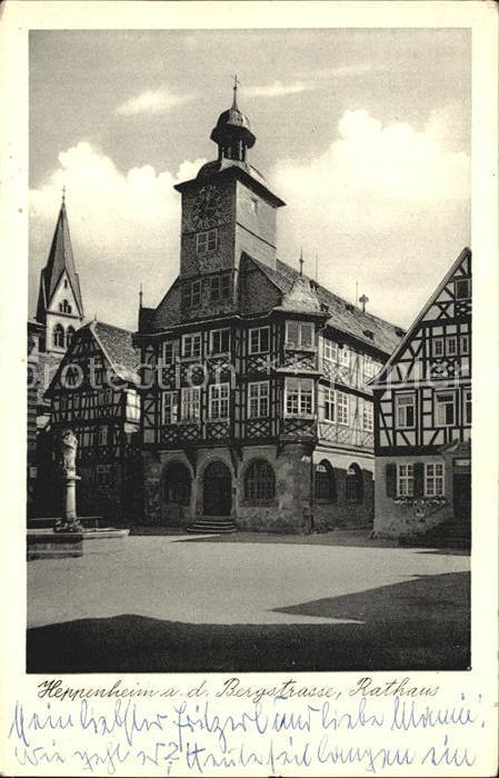 Heppenheim Bergstrasse Rathaus