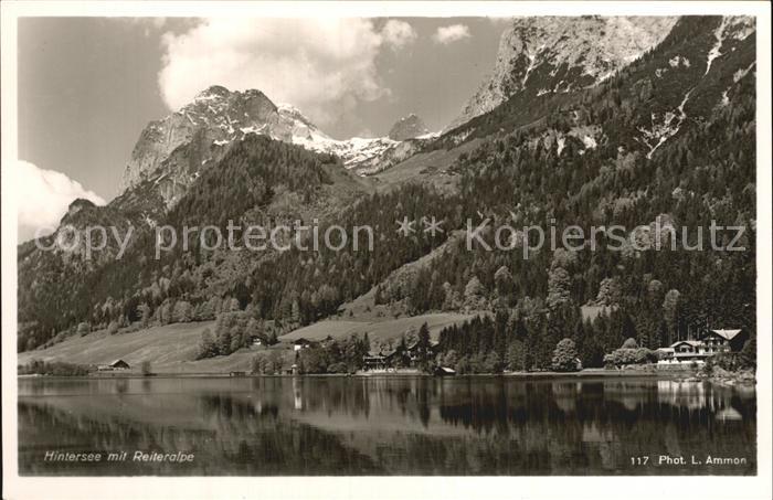 Hintersee Allgaeu mit Reiteralpe