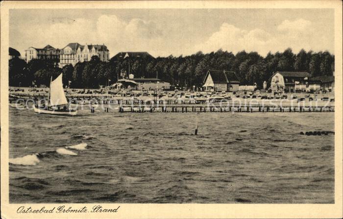 Groemitz Ostseebad Strand Seebruecken