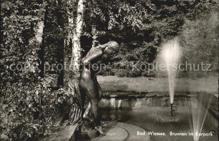 Bad Wiessee Brunnen im Kurpark