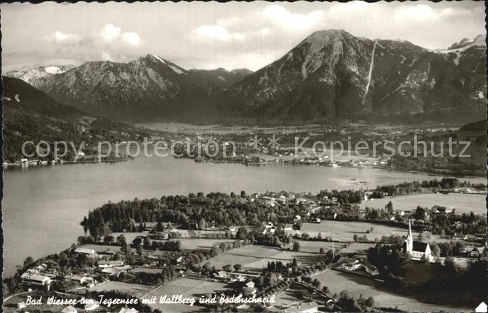 Bad Wiessee Fliegeraufnahme mit Tegernsee