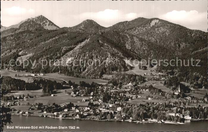 Bad Wiessee Fliegeraufnahme mit Focken-Stein