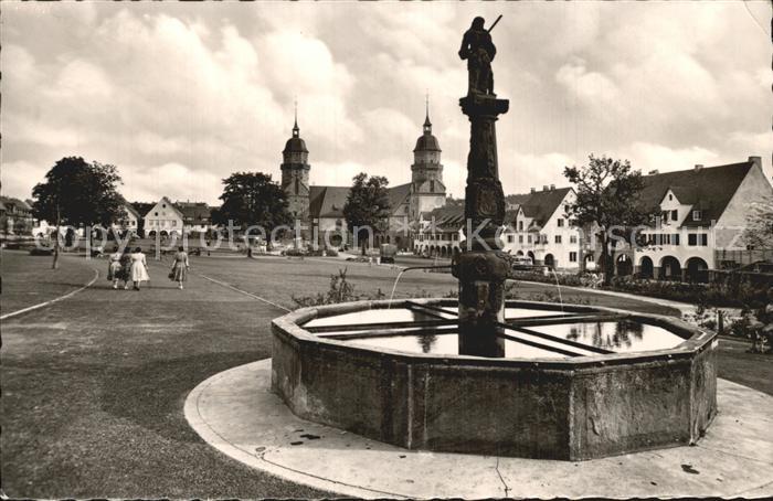 Freudenstadt Brunnen am Unteren Marktplatz
