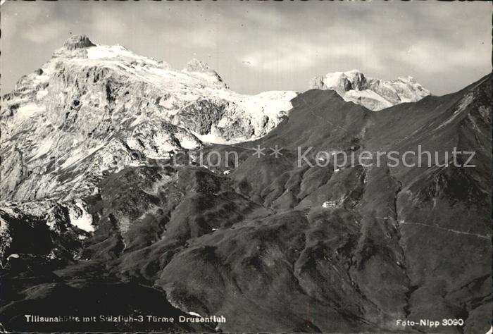 Tilisunahuette mit Drusenfluh