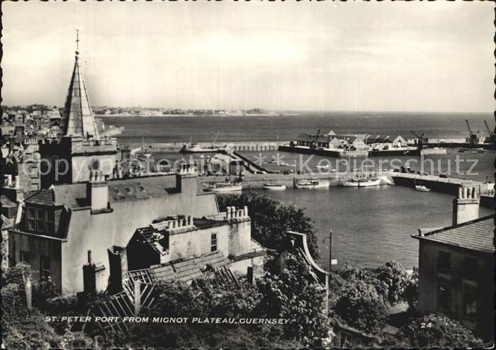 Guernsey Channel Islands St. Peter Port from Mignot Plateau