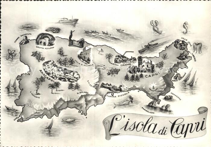 Capri Lageplan