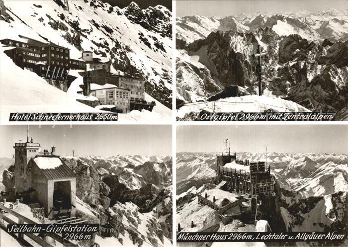 Zugspitzbahn Hotel-Schneefernerhaus Münchner-Haus Se
