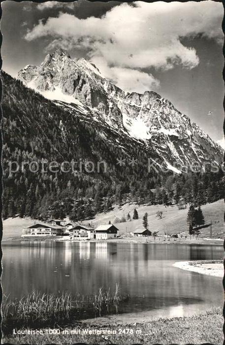 Lautersee Mittenwald mit Wetterstein