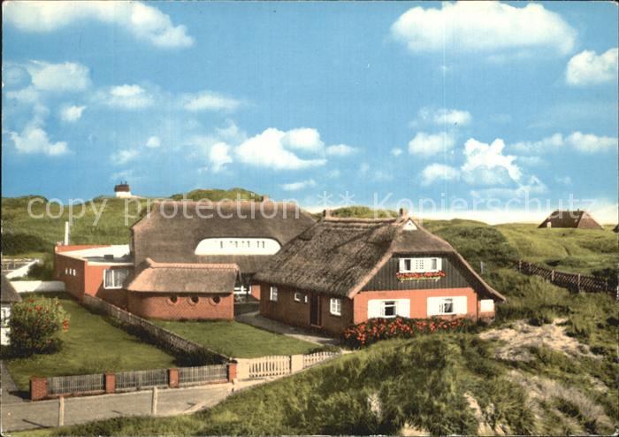 Langeoog Nordseebad Sonnenhof Haeuser in den Duenen