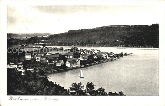Herzhausen Edersee Fliegeraufnahme
