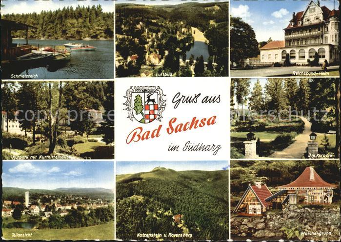 Bad Sachsa Harz Reichsbund Heim Kurpark Katzenstein Ravensberg Schmelzteich