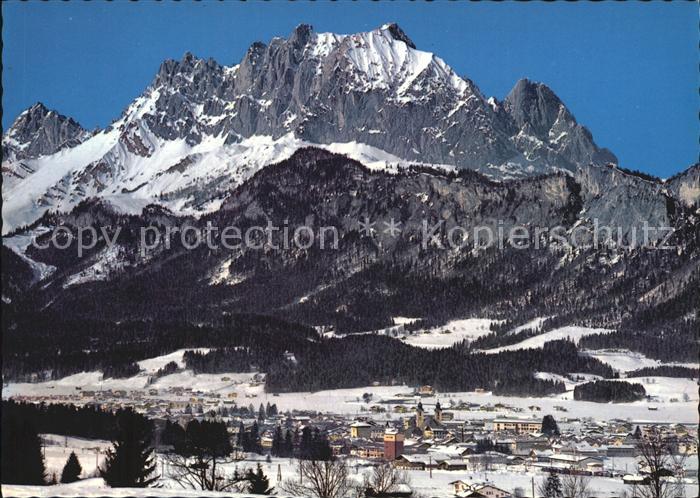 St Johann Tirol mit Wildem Kaiser