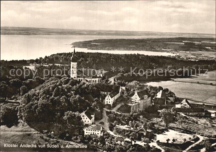 Kloster Andechs Fliegeraufnahme mit Ammersee