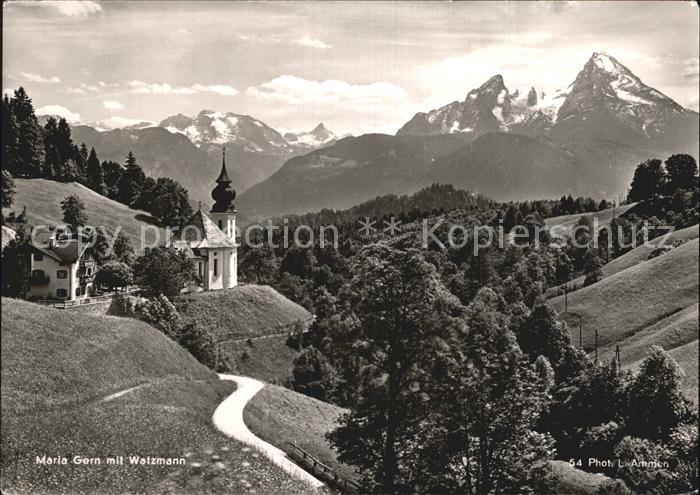 Maria Gern mit Watzmann