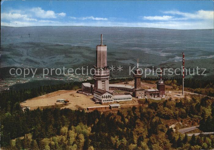 Feldberg Taunus Fliegeraufnahme mit Sendetuermen